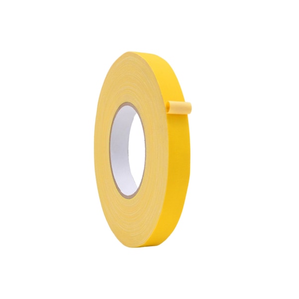 Wod Tape GTC12 Gaffer Tape Low Gloss Finish Film 3/4 in. X 60 ft. Yellow, 64PK - WOD GTC12-00750-64-60-YEL