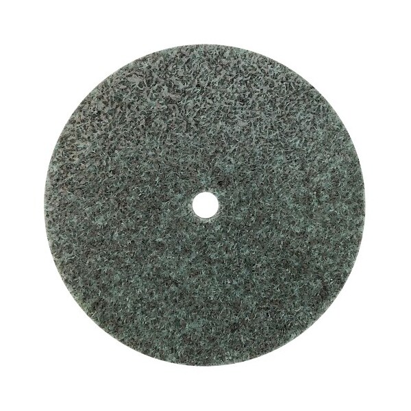 Weiler 3" x 1/8" Non-Woven Unitized Wheel, Series 8, AO -Coarse, 1/4" - 55546