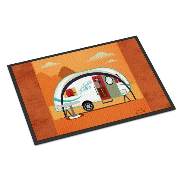 Carolines Treasures 24 x 36 in. Greatest Adventure New Camper Indoor or Outdoor Mat - BB5480JMAT