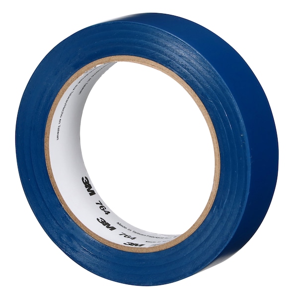 3M Vinyl Tape, 5.0 Mil, 1"x36 yds, Blue, PK36 - T965764L