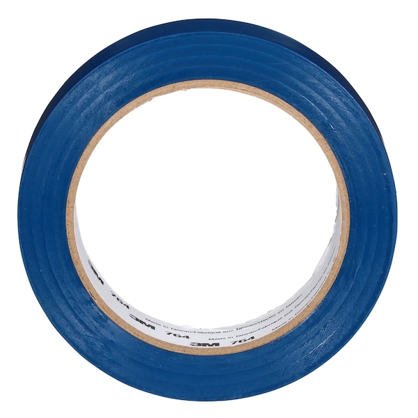3M Vinyl Tape, 5.0 Mil, 1"x36 yds, Blue, PK36 - T965764L