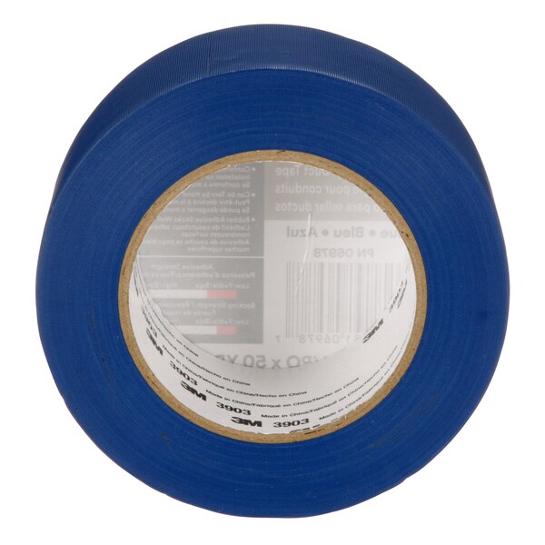 3M Duct Tape, 6.3 Mil, 2"x50 yds., Blue, PK24 - T9873903J