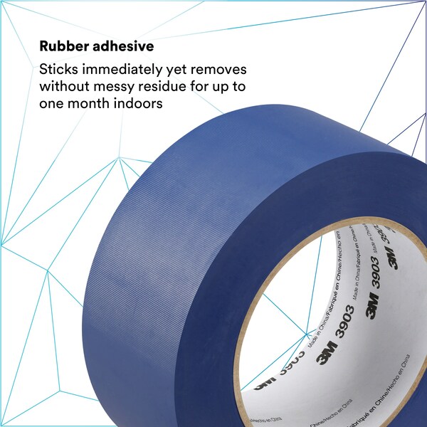 3M Duct Tape, 6.3 Mil, 2"x50 yds., Blue, PK24 - T9873903J