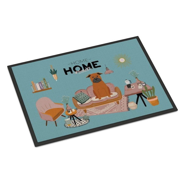 Carolines Treasures 24 x 36 in. Chinese Chongqing Dog Sweet Home Indoor or Outdoor Mat - CK7956JMAT