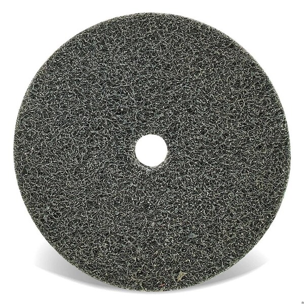 Cgw Abrasives Unitized Wheel, 3 in Dia, 1/4 in Center Hole, 1/4 in W Face, Fine Grade, Silicon Carbide Abrasive - 72013
