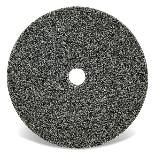Cgw Abrasives Unitized Wheel, 6 in Dia, 1/2 in Center Hole, 1/2 in W Face, Fine Grade, Silicon Carbide Abrasive - 72018