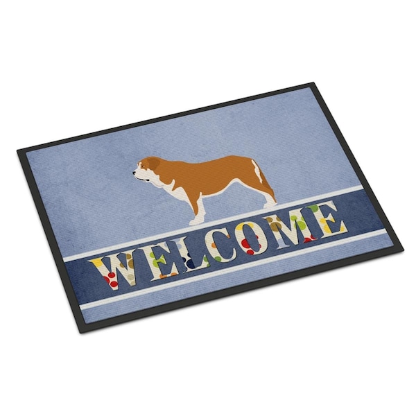Carolines Treasures Mastin Epanol Spanish Mastiff Indoor or Outdoor Mat - 18 x 27 in. - BB8349MAT