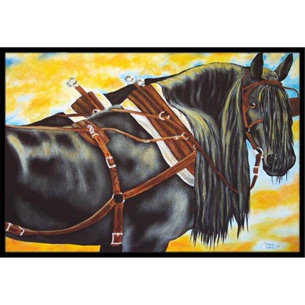 Jensendistributionservices Days End Horse Indoor or Outdoor Mat, 24 x 36 - MI2556988