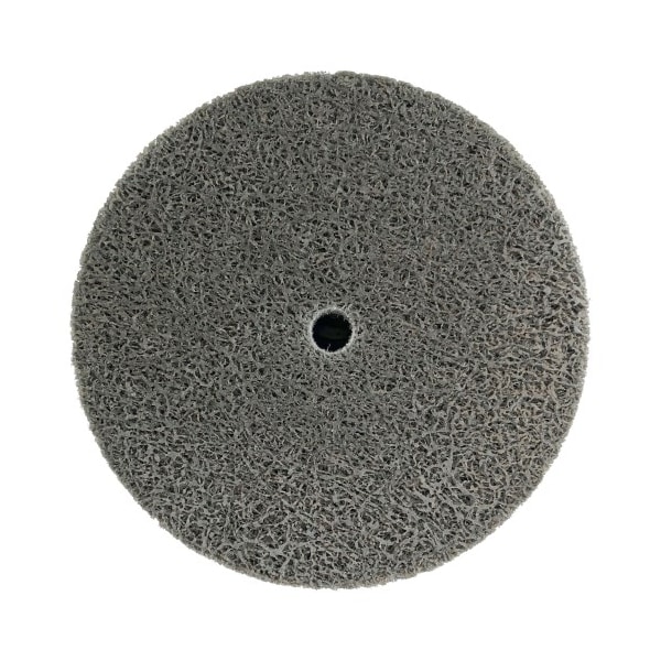 Weiler 3" x 1/4" Non-Woven Unitized Wheel, Series 8, AO -Medium, 1/4" - 55541