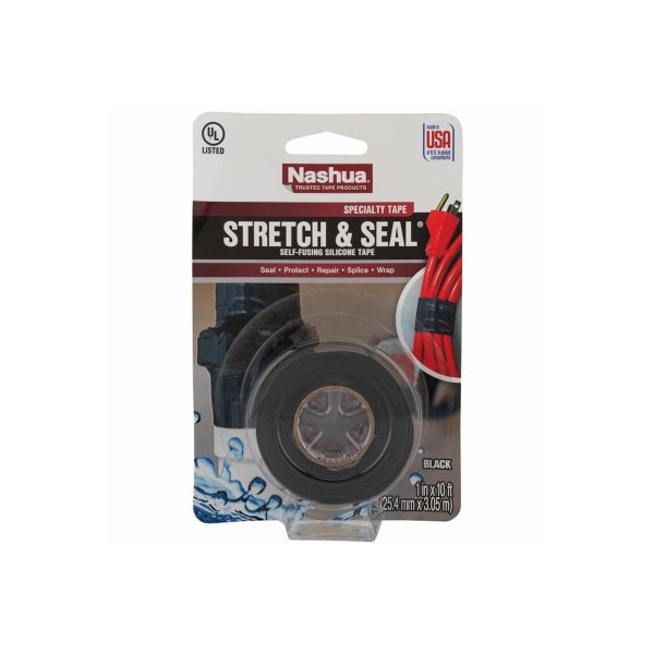 Berry Global 1x10 BLK Sili Seal Tape - 1743082