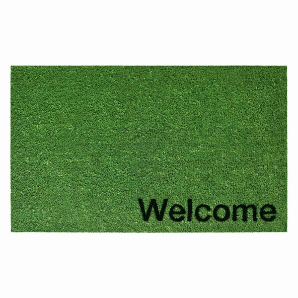 Calloway Mills Entrance Mat, Coir, Green, Black - 105761729WELC