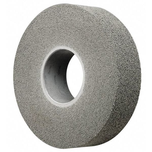 Scotch-Brite Unitized Wheel, 12 in Dia, 1 in W, 1-1/4 in Arbor Hole - 7100074632