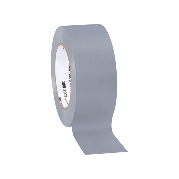 3M 3'' x 50 yds. Gray 3M 3903 Duct Tape, 3PK - T98839033PK