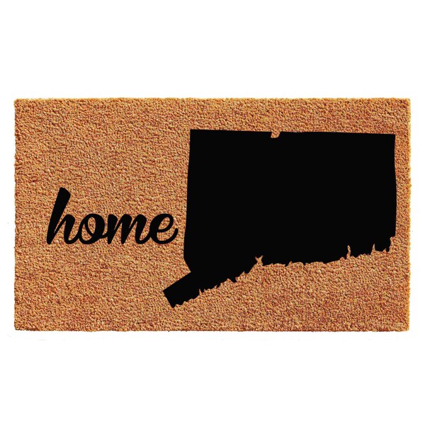 Calloway Mills Entrance Mat, Coir, Natural, Black - 105172436