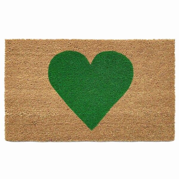 Calloway Mills Entrance Mat, Coir, Natural, Red - 106722436