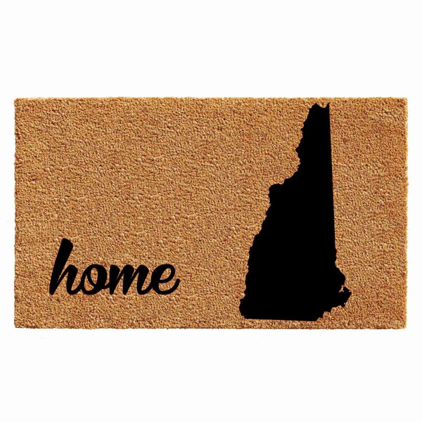 Calloway Mills Entrance Mat, Coir, Natural, Black - 105331830