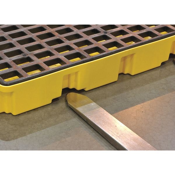 Eagle Mfg Drum Spill Containment Pallet, for (2) Drums, 30 Gallon Spill Capacity, 5000 lb Load Capacity - 1632