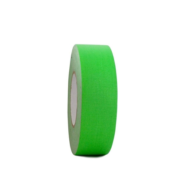 Wod Tape GTMC12F Premium Grade Gaffer Tape Fluorescent Green 3 in. X 60 yds., 16PK - WOD GTMC12F-03000-16-60-FGR