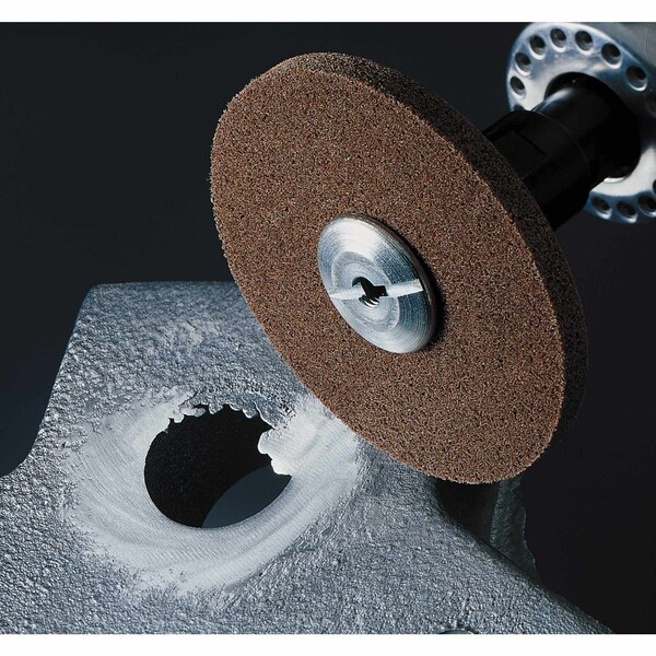 Scotch-Brite Roloc Cut and Polish Unitized Wheel TR, 3 in x 1/4 in x NH 9A MED, SPR 020291A, 40PK - CP-UR