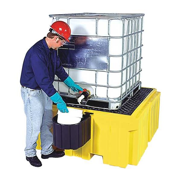 Ultratech Spill Pallet, 365 gal Spill Capacity, 0 Drums, 8,500 lb Load Capacity, Polyethylene - 1158