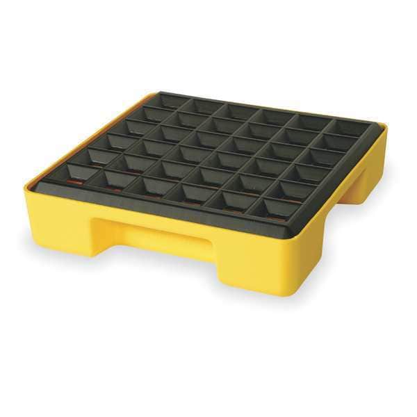 Eagle Mfg Drum Spill Containment Platform, For (1) Drum, 15 Gallon Spill Capacity, 2000 lb Load Capacity - 1633