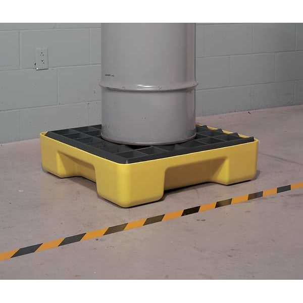 Eagle Mfg Drum Spill Containment Platform, For (1) Drum, 15 Gallon Spill Capacity, 2000 lb Load Capacity - 1633