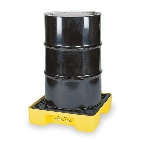 Eagle Mfg Drum Spill Containment Platform, For (1) Drum, 15 Gallon Spill Capacity, 2000 lb Load Capacity - 1633