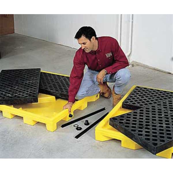 Ultratech Spill Deck, 11 gal Spill Capacity, 1 Drums, 1,500 lb Load Capacity, Polyethylene - 1321 NOT DRILLED