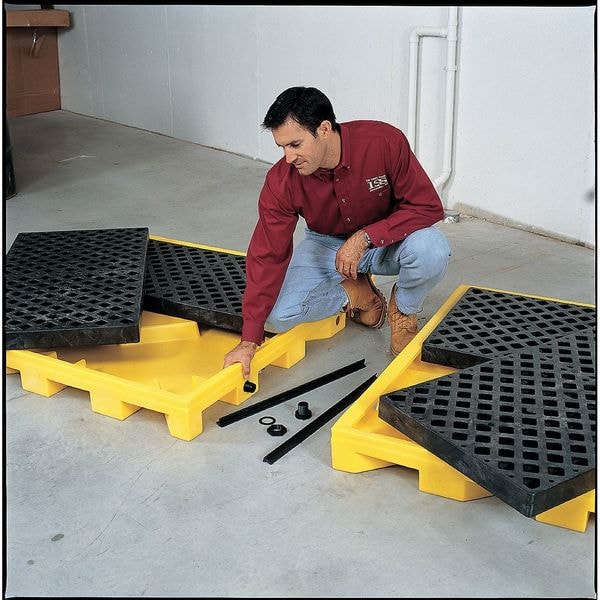 Ultratech Spill Deck, 11 gal Spill Capacity, 1 Drums, 1,500 lb Load Capacity, Polyethylene - 1321 NOT DRILLED