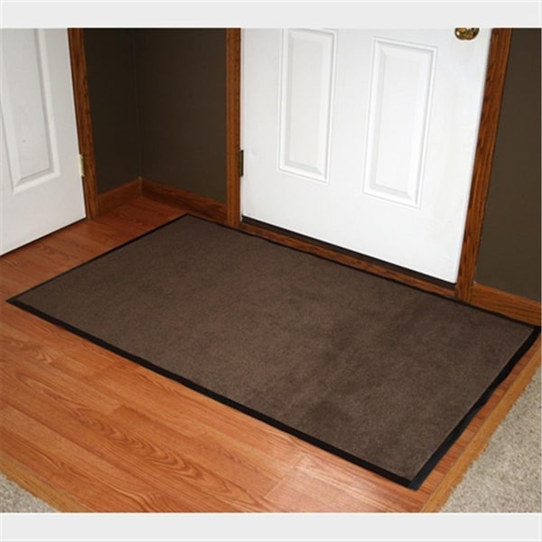 Rickis Rugs 654S0035BN 3 ft. W x 5 ft. L Wipe-N-Walk Entrance Mat in Brown - RI63072