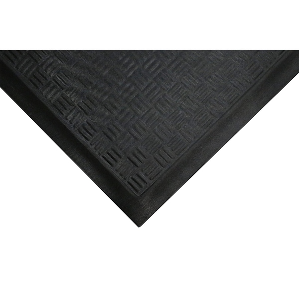 M A Matting Cushion Station Mat, Black 3.2' x 5.3' - 370035900