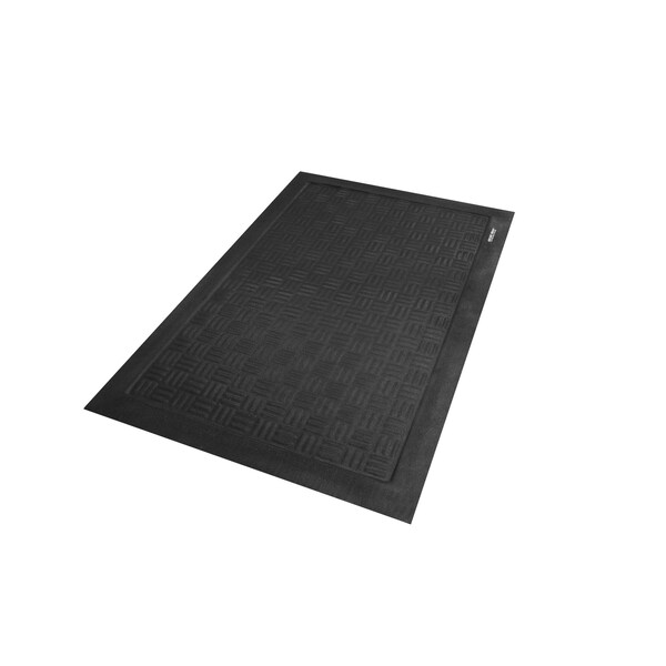 M A Matting Cushion Station Mat, Black 3.2' x 5.3' - 370035900