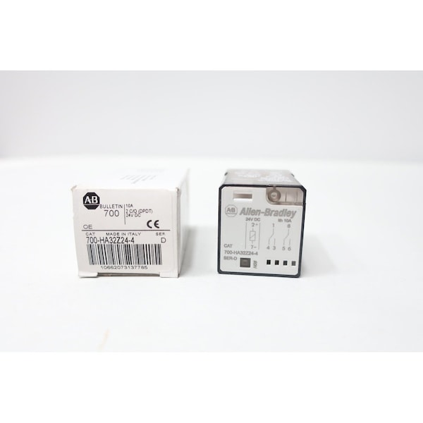 Allen Bradley 700-HA32Z24-4 SER D 24V-DC RELÉ DE ENCHUFE - 700-HA32Z24-4