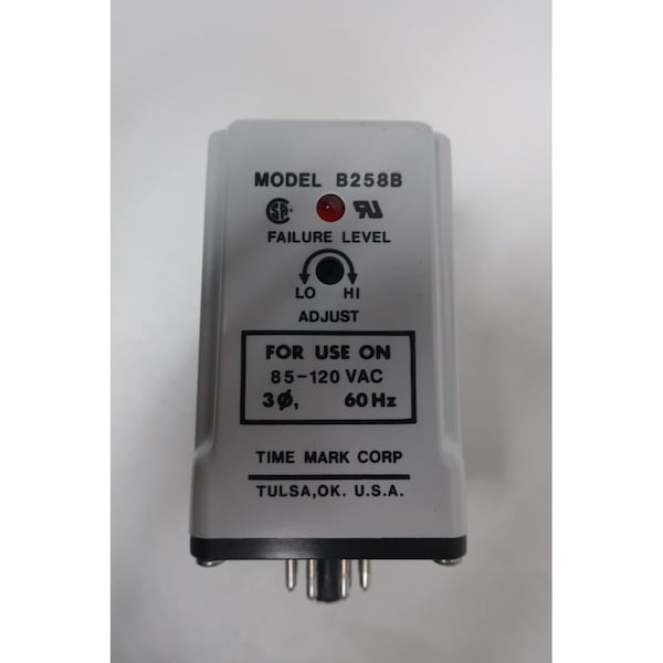 Monitor de energía trifásico Time Mark 85-120V-AC con Relé de Enchufe - B258B 98A00326-01