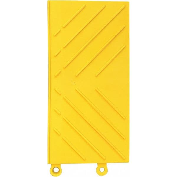 Notrax Ramp Edge, 1 in Thickness, 12 in L, Yellow - 620FR006YL