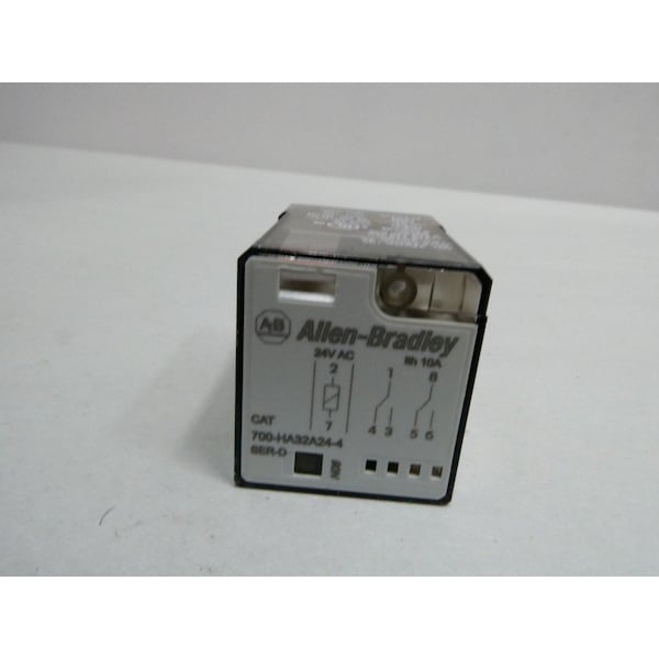 Relevador de conexión por enchufe de 24V-AC de Allen Bradley - 700-HA32A24-4