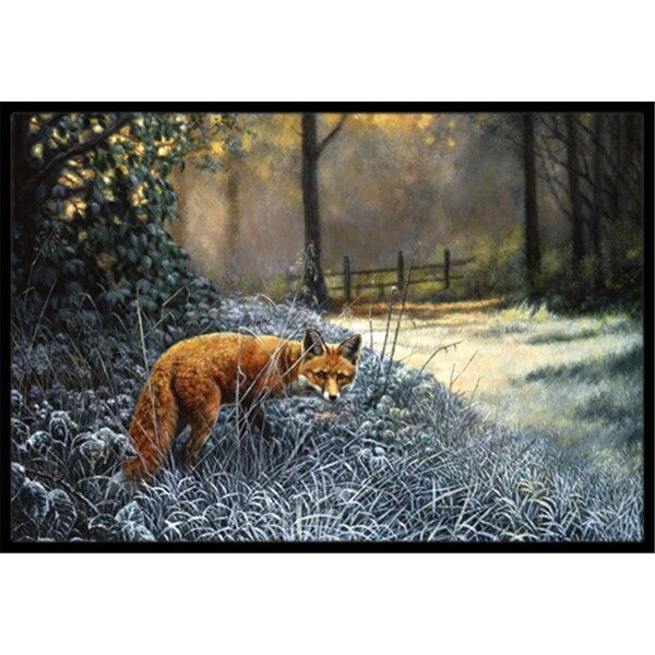 Carolines Treasures Fox on the Hunt Indoor or Outdoor Mat- 24 x 36 - BDBA0347JMAT