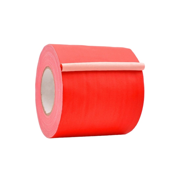 Wod Tape GTC12 Gaffer Tape Low Gloss Finish Film 12 in. X 60 ft. Red, 4PK - WOD GTC12-12000-4-60-RED