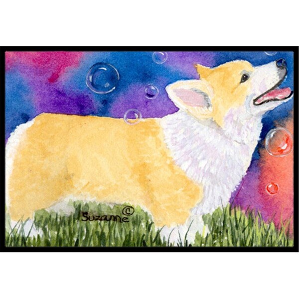 Jensendistributionservices 18 x 27 in. Corgi Indoor Outdoor Doormat - MI2557840