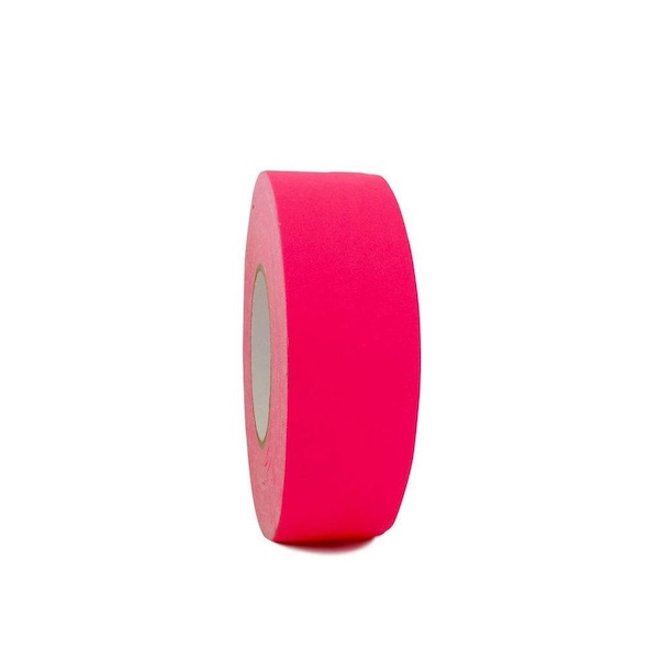Wod Tape GTMC12F Premium Grade Gaffer Tape Fluorescent Pink 2 in. X 60 yds., 24PK - WOD GTMC12F-02000-24-60-FPI