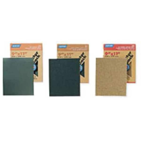 Norton Abrasives Sanding Sheet, 9 in W x 11 In L, 320 Git, Silicon Carbide, T414, Pk50 - 66261139364