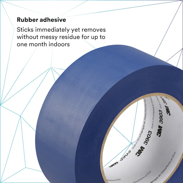 3M Duct Tape, 2 x 50 yd, 6.5 mil, Blue, Vinyl - 3903