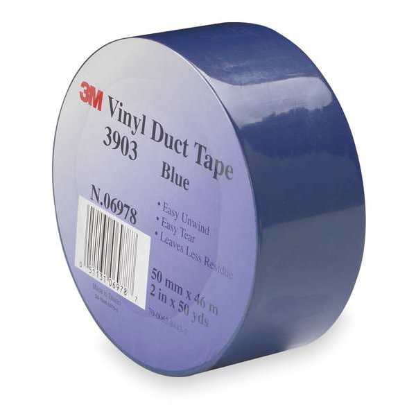 3M Duct Tape, 2 x 50 yd, 6.5 mil, Blue, Vinyl - 3903