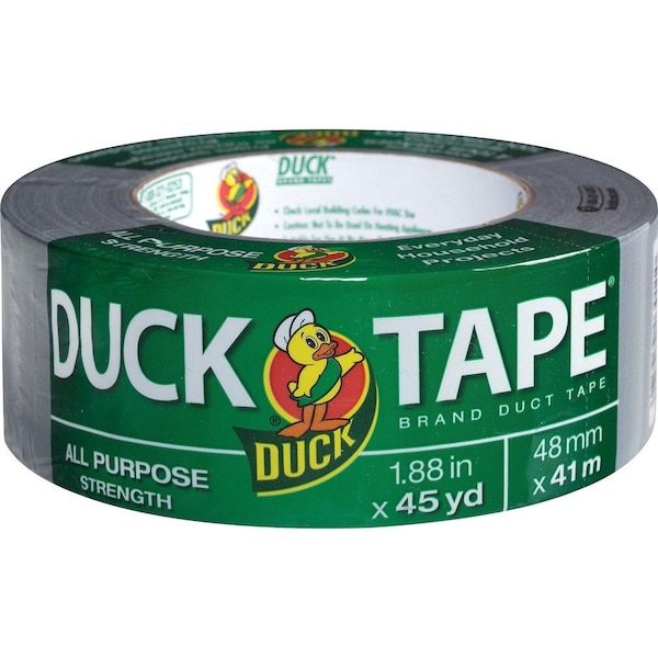 Duck Brand Duct Tape, 1.88" x 45 yd., Silver - B-450-12