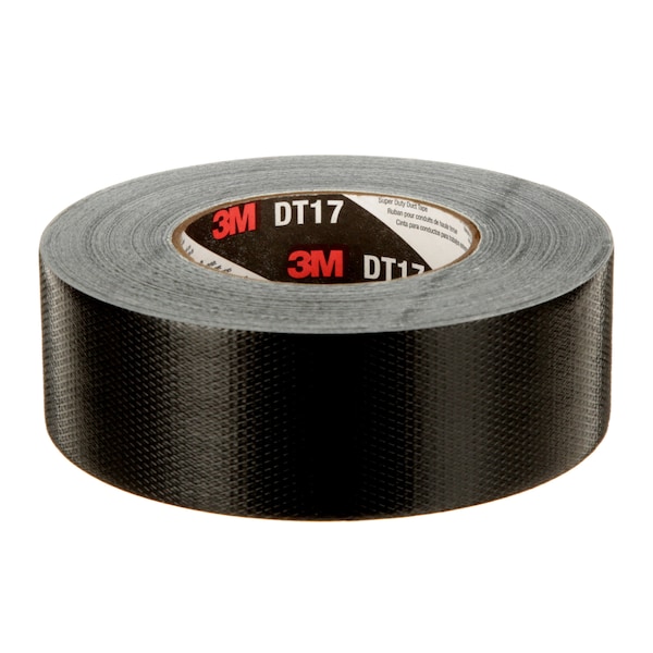 3M Duct Tape, Black, 17 mil, 32m L x 48mm W - DT17