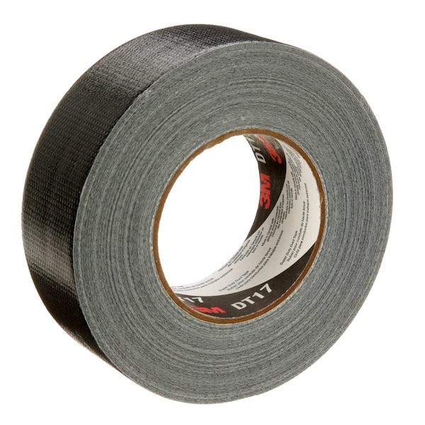 3M Duct Tape, Black, 17 mil, 32m L x 48mm W - DT17