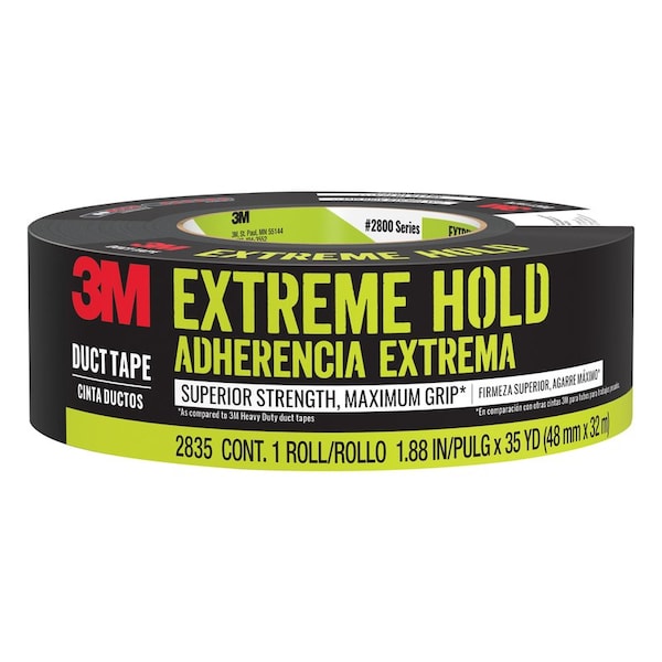 3M 3M Extreme Hold 1.88 in. W X 35 yd L Black Duct Tape - 2835-B