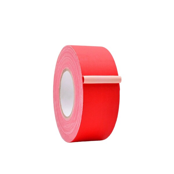 Wod Tape GTC12 Gaffer Tape Low Gloss Finish Film 2.5 in. X 60 ft. Red, 20PK - WOD GTC12-02500-20-60-RED