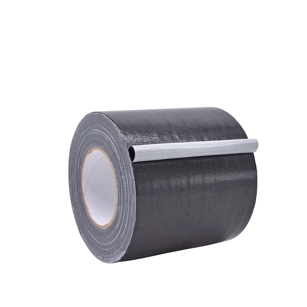 Wod Tape DTC9 Utility Grade Duct Tape Black, 6 inch x 60 ft., 8PK - WOD DTC9-06000-8-60-BLA
