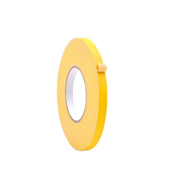 Wod Tape GTC12 Gaffer Tape Low Gloss Finish Film 1/2 in. X 60 ft. Yellow, 96PK - WOD GTC12-00500-96-60-YEL